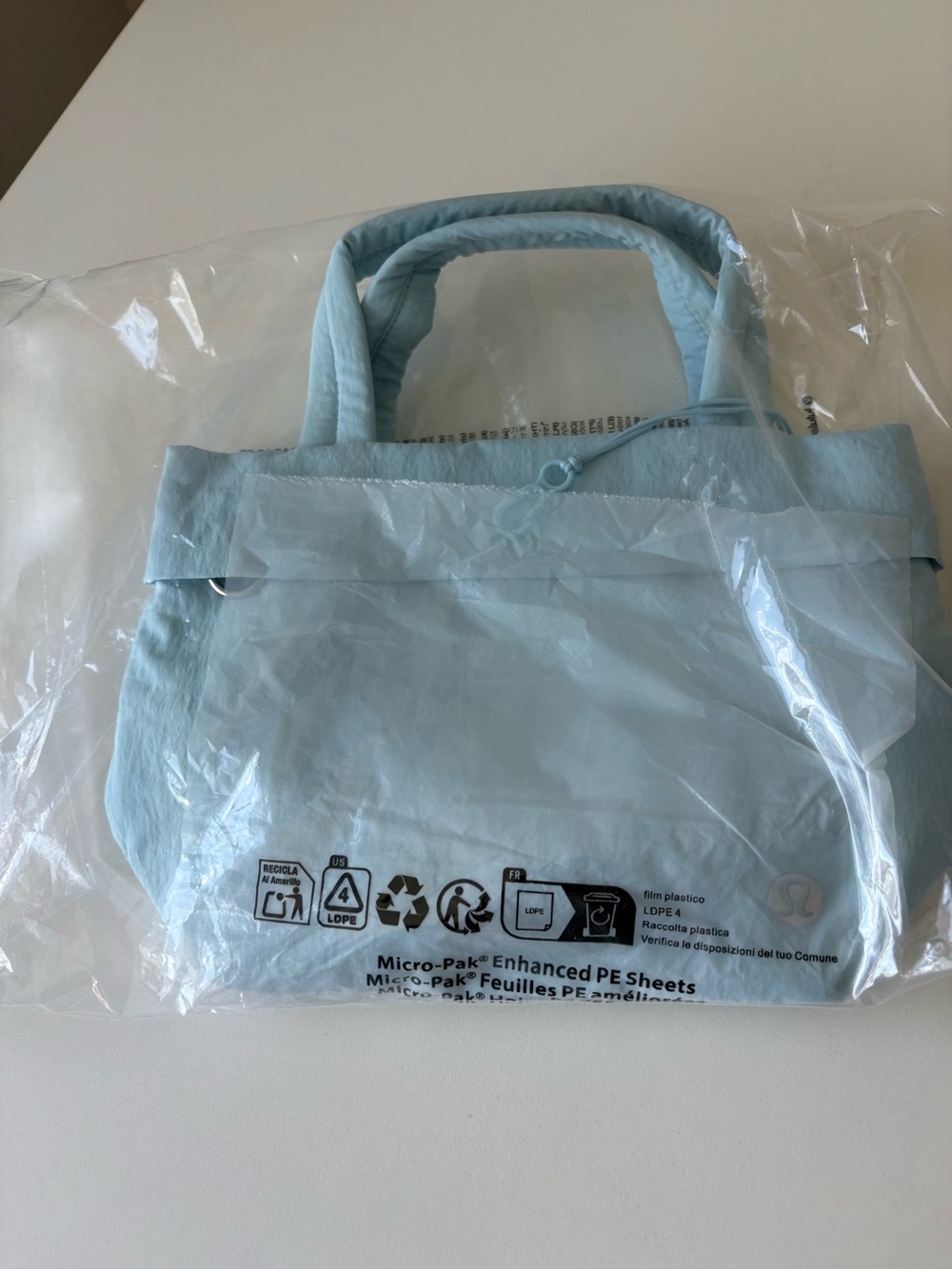 Lululemon Small Tote Bag - Foam Cloud/Silver NWT - Picture 10 of 10